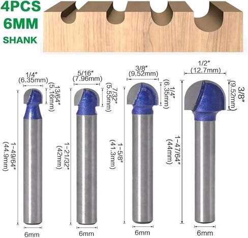 6mm Handle Milling Cutter and Drill Bit 1pcs(4PCS) in Saudi Arabia