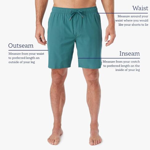 Fair Harbor The Anchor –– Men’s Swimsuits with BreezeKnit™ Liner, 8-inch Inseam –– Anti- Chafe, Performance Swim Trunks Black in Saudi Arabia
