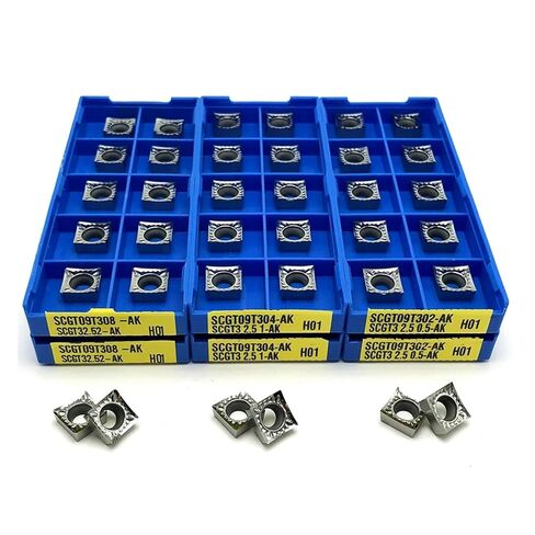 SCGT09T302 SCGT09T304 SCGT09T308 AK H01 Aluminum Turning Inserts Lathe Tools CNC Turning Insert Cutting Aluminum(SCGT09T304 AK H01) in Kuwait