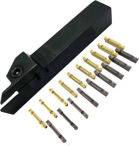 MGEHR1010 MGEHR1212 MGEHR1616 MGEHR2020 MGEHR2525 External Grooving Tool Holder +Carbide Inserts Lathe Turning Parting(2MM,MGMN400,MGEHR2525) in Saudi Arabia
