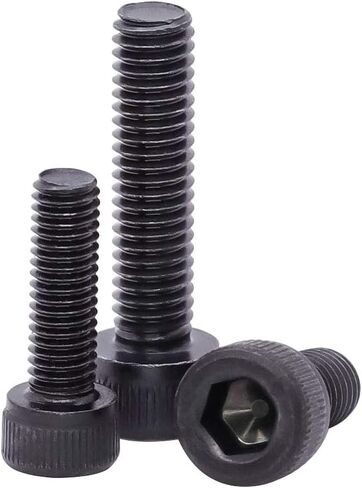 M12-1.25 x 30mm Black Oxide Finish, Alloy Steel, Grade 12.9, Hex Drive, Socket Head Cap Screw (Pack of 10) in Saudi Arabia
