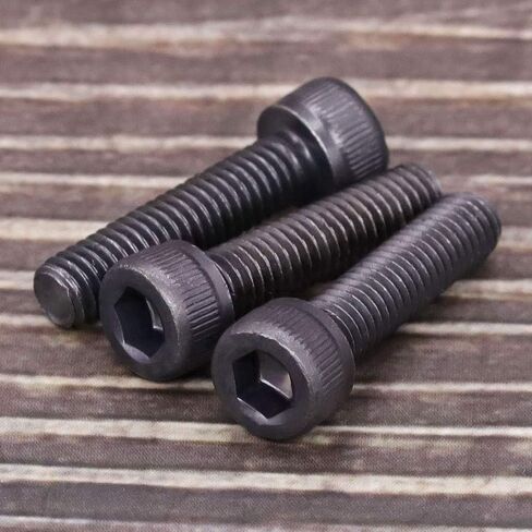 M12-1.25 x 30mm Black Oxide Finish, Alloy Steel, Grade 12.9, Hex Drive, Socket Head Cap Screw (Pack of 10) in Saudi Arabia