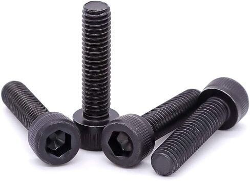 M12-1.25 x 30mm Black Oxide Finish, Alloy Steel, Grade 12.9, Hex Drive, Socket Head Cap Screw (Pack of 10) in Saudi Arabia