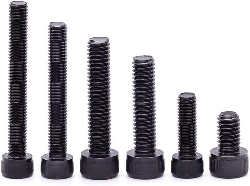 M12-1.25 x 30mm Black Oxide Finish, Alloy Steel, Grade 12.9, Hex Drive, Socket Head Cap Screw (Pack of 10) in Saudi Arabia