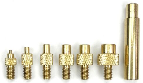 Heat Set Insert tip Tool Vertical Heat Pressing Machine Heat Brass Inserts 3D Printing and 360pcs Thread Knurled Nut M2 M2.5 M3 M4 M5 M6 (Heat Set Insert Tool) in Saudi Arabia
