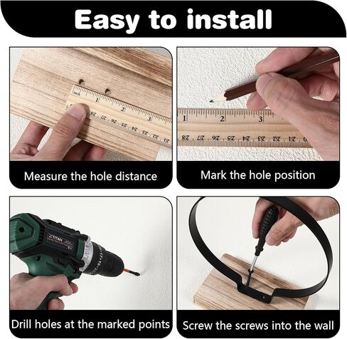 4 Pcs Wall Mount Basketball Holder with Wooden Base, Ball Storage Holders Display Rack for Autograph Basketball, Football, Soccer, Volleyball Collection, Sports Accessories Organizer for Player Fans in Saudi Arabia