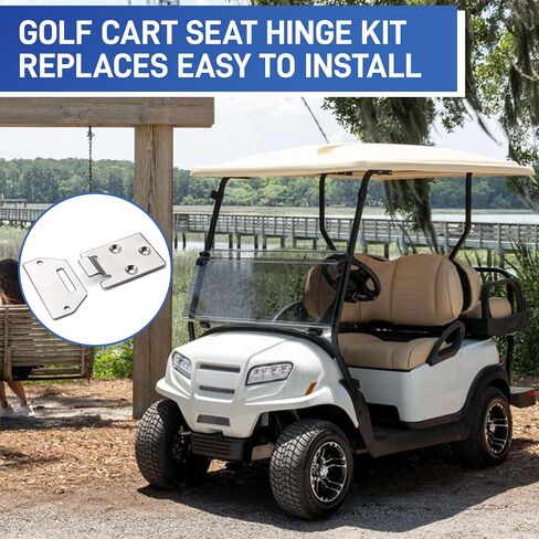 2 Pack Golf Cart Seat Hinge Kit for EZGO TXT Medalist 1995-up Golf Cart Electric/Gas, Hinge Kit Replaces OEM 71610-G01 71609-G01 in Saudi Arabia