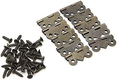 ICOBES 10x باب خزانة الباب درج مربع المجوهرات مفصلات الأثاث 20 مم x17mm مفصلات الباب المفصلات in Saudi Arabia
