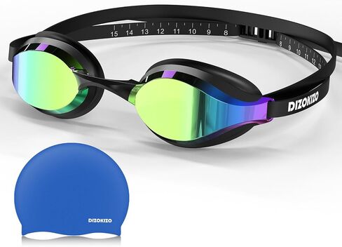 Swimming Goggles No Leaking Anti-Fog UV Protection Adjustable Professional Swim Goggles for Adult Men Women in Kuwait