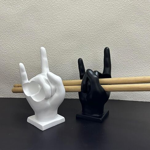 Generic Drumstick Display Stand Rack, Drum Stick Holder, Wand Display Stand, Funny Gift for Drummer (White) in Saudi Arabia