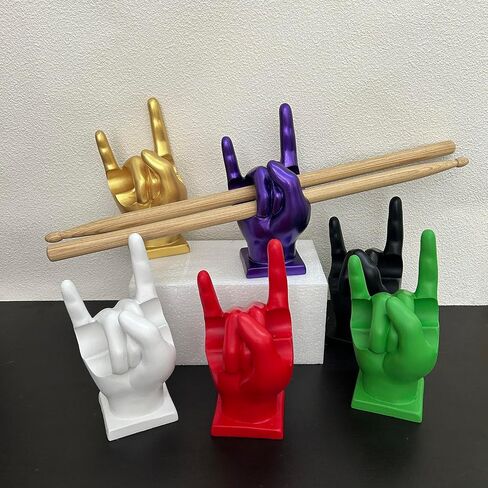 Generic Drumstick Display Stand Rack, Drum Stick Holder, Wand Display Stand, Funny Gift for Drummer (White) in Saudi Arabia