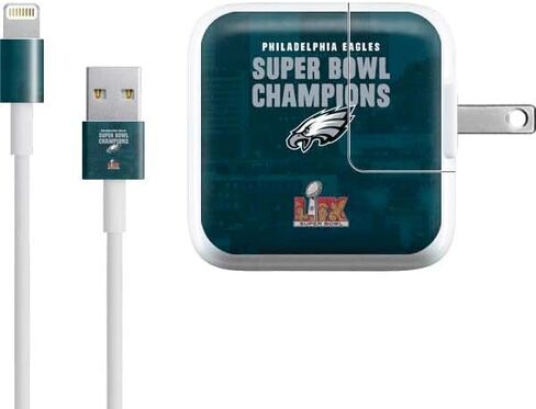 Skinit Decal Other Skin Compatible with iPad Charger (10W USB) - Officially Licensed NFL Philadelphia Eagles Super Bowl LIX Champions Design in Saudi Arabia