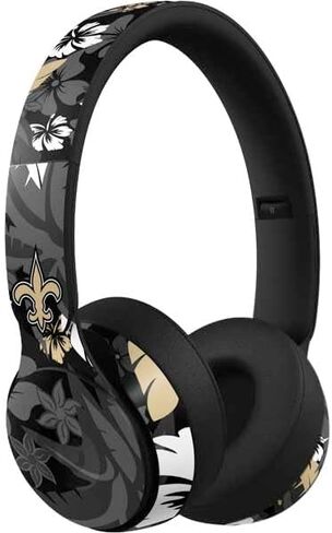 Skinit Skinit Audio Audio Skin متوافق مع Beats Solo Pro - NFL NFL New Orleans Saints تصميم Vision Double Design in Saudi Arabia