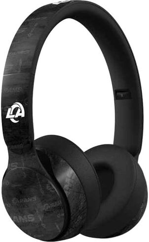 Skinit Skinit Audio Audio Skin متوافق مع Beats Solo Pro - تصميم فريق NFL Los Angeles Rams المرخص رسميًا in Saudi Arabia