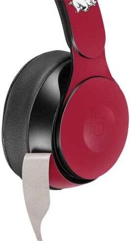 Skinit Decal Audio Skin Compatible with Beats Solo Pro - Officially Licensed University of Arkansas-Fayetteville Razorbacks Black Design in Saudi Arabia