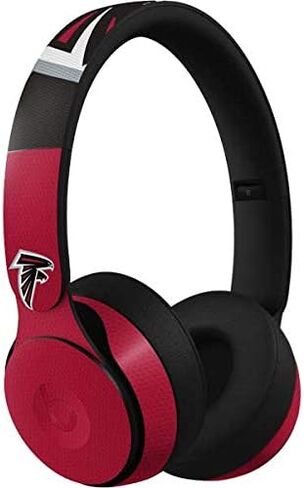 Skinit Decal Audio Skin Compatible with Beats Solo Pro - Officially Licensed NFL Atlanta Falcons Distressed Design in Saudi Arabia