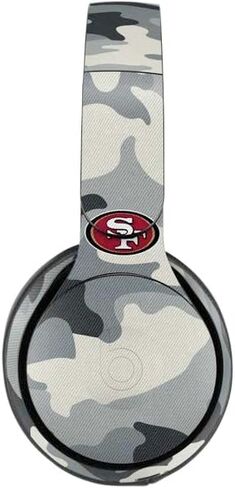 Skinit Skinit Audio Audio Skin متوافق مع Beats Solo Pro - NFL San Francisco 49ers Camo Design in Saudi Arabia