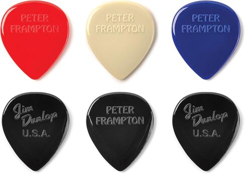 Peter Frampton Vintage Jazz Teardrop Pick - 6 Pack in Saudi Arabia