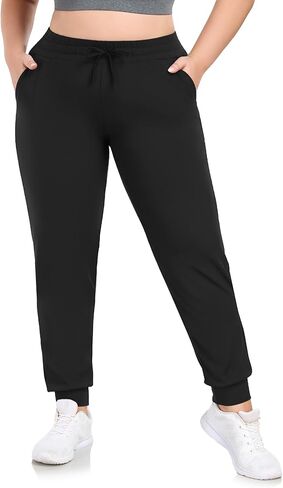 Hltpro Plus Size Sweatpants Women - الركض للنساء مع جيوب اليوغا تجريب الصالة الرياضية in Kuwait