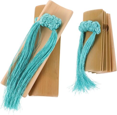 Toyandona 1Set Clappers Tassel التقليدية كوبان كاستانيت للمهرجانات الصينية وعشاق الموسيقى in Saudi Arabia