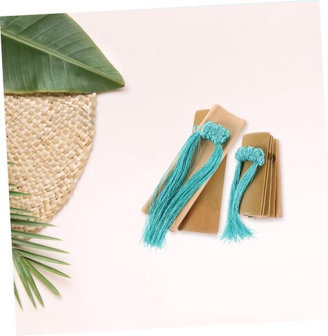 Toyandona 1Set Clappers Tassel التقليدية كوبان كاستانيت للمهرجانات الصينية وعشاق الموسيقى in Saudi Arabia