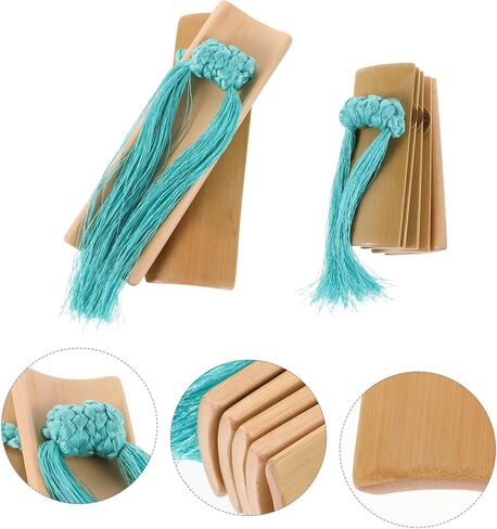 Toyandona 1Set Clappers Tassel التقليدية كوبان كاستانيت للمهرجانات الصينية وعشاق الموسيقى in Saudi Arabia