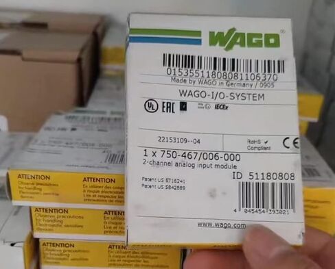 750-467/006-000丨1pc 100% New Analog Input Module 750-467/006-000 2ch Connecting Terminal in Saudi Arabia