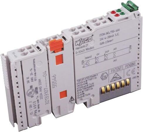 750-466丨1pcs 100% New I/O-System 750-466 2AI I/O Module Connecting Terminal in Saudi Arabia
