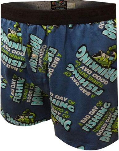 Fun Boxers Fishing Drinking Men's Boxer Short in Saudi Arabia