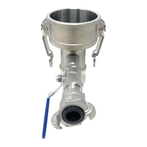 غلوكسكو كام وأخدود تركيب ، اكتب DA مع مجموعة الانفجار 3/4 "، الفولاذ المقاوم للصدأ ، 3" أنثى Camlock Coupler X 2 "Male Camlock Adapter (CAM-3020-DABD07-SS) in Kuwait