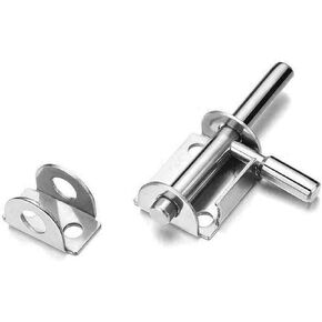 قفل قفل القفل الفولاذ المقاوم للصدأ المزلاج براغي انزلاق صلبة مزلاج Hasp Home Home Gate Gate Safety Safety Lock Door in Kuwait