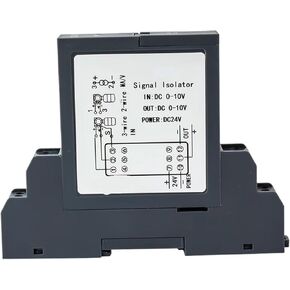 1PC 1 in 1 Out 4-20mA 0-20mA 0-10mA Signal Isolator 0-10V to 4-20mA 0-75mV Signal Converter Isolator 0-5V 1-5V DC24V Signal Isolator(1 Input 2 Output,0-50V Input_DC24V Power Supply_0-10MA Output) in Saudi Arabia