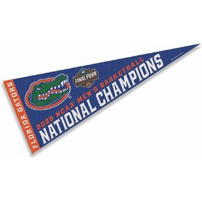 Florida Gators Pennant 2025 Basketball National Champions Banner in Saudi Arabia
