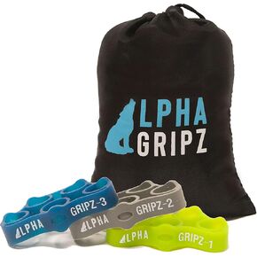 ALPHA GRIPZ Original Hand Grip Extensor Trainer Strengthener, Complete Forearm Exerciser Workout, Finger Resistance Bands for Strength, Tendonitis, Carpal Tunnel, Trigger Finger, Arthritis Relief in Saudi Arabia