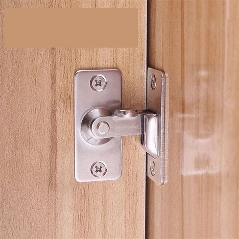 قفل قفل الباب حارس حارس الترباس الفولاذ المقاوم للصدأ تبديل المزلاج انزلاق قفل باب الباب الأيمن زاوية الباب المزلاج أجهزة الباب المنزل in Kuwait