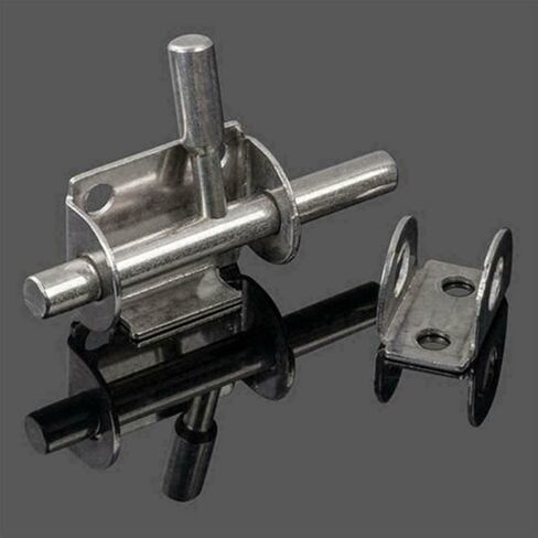 قفل قفل القفل الفولاذ المقاوم للصدأ المزلاج براغي انزلاق صلبة مزلاج Hasp Home Home Gate Gate Safety Safety Lock Door in Kuwait