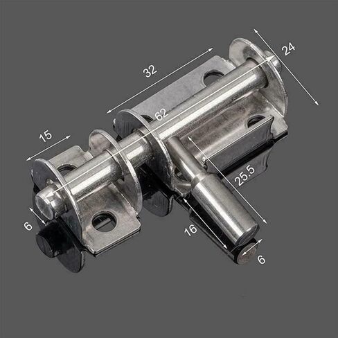 قفل قفل القفل الفولاذ المقاوم للصدأ المزلاج براغي انزلاق صلبة مزلاج Hasp Home Home Gate Gate Safety Safety Lock Door in Kuwait