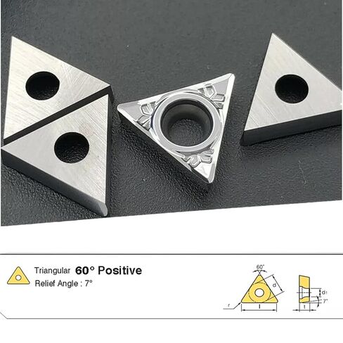 Bestparts DCGT21.51 إدراج Carbide Carbide للألومنيوم ، DCGT070204-AK لقطع الألومنيوم ، 20pcs (DCGT070204-AK) in Saudi Arabia