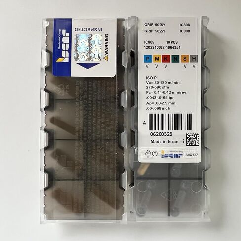 Grip5025y IC808 /Carbide CNC Blade 10 قطع in Saudi Arabia