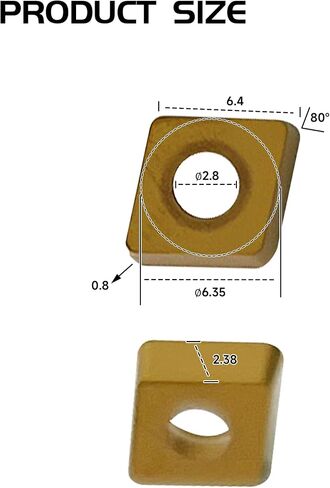 إدراج إدراج Carbide CCMT431 CCMT120404 ، إدراج إدراج مملوءة بالمغلفة للأجزاء الفولاذية والفولاذ المقاوم للصدأ ، إدراج أداة مخرطة CNC لحامل أدوات تحول المخرطة ، 10 مساءً in Saudi Arabia