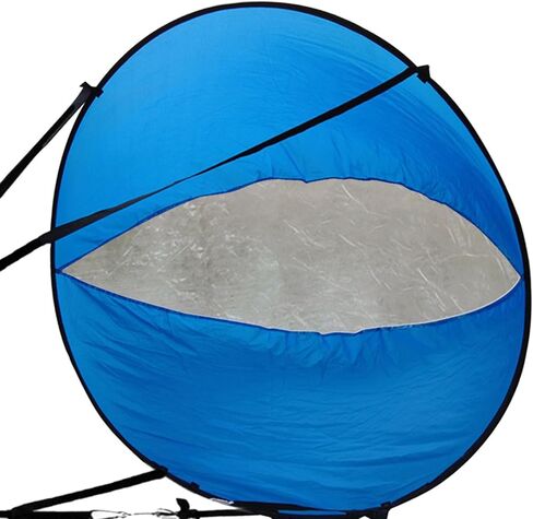 Kayak Wind Sail Kit للاستخدام مع نافذة شفافة للزوارق القابلة للنفخ والزوارق in Kuwait