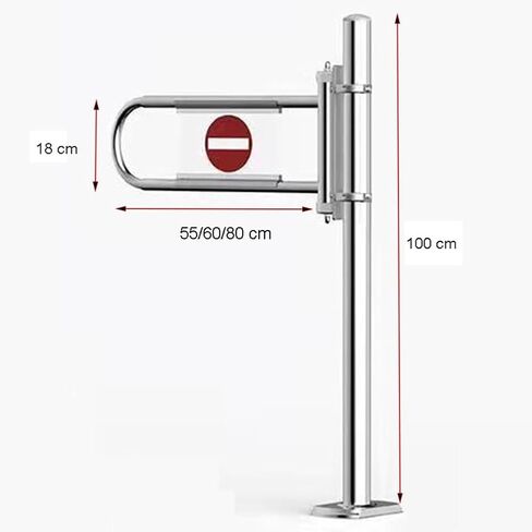 Automatic & Manual Metal Swing Gate - Security Door for Supermarkets & Warehouses, Ideal for Entrances & Cashier Counters, Durable & Reliable Closure System in Saudi Arabia