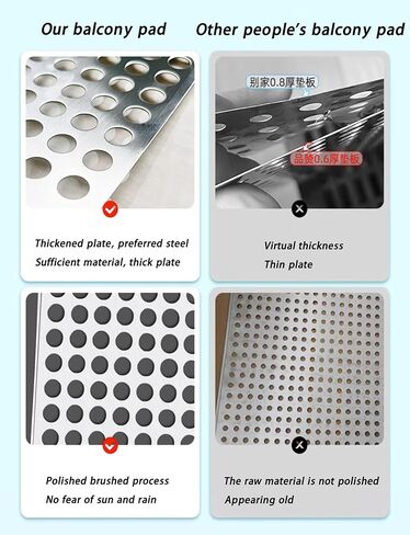 Stainless Steel Perforated Plate, 8mm Aperture Thin Metal Sheet for Lace-up Gloves - Durable, Versatile Crafting Material (80x110cm) in Saudi Arabia