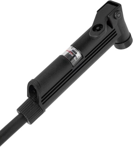 Topeak Mini Morph G (TMM-2GB) – Compact Mini Pump with in-Line Gauge – 140 PSI / 9.6 Bar – Presta, Schrader & Dunlop Compatible – Fold-Out Foot Pad & Flexible Hose – Includes Mount Bracket in Saudi Arabia