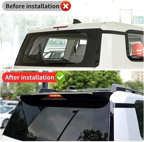 Compatible For Toyota Land Cruiser 250 2024 2025 Prado LC250 1958 First Edition FJ250 Upgraded Empennage,Exterior Accessories Modification(Black) in Saudi Arabia