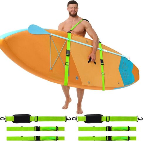 Sanwuta 2 Pack قابلة للتعديل SUP كاياك مجدافس إكسسوارات ركوب الأمواج كتف الكتف الأشرطة للنساء والرجال in Saudi Arabia