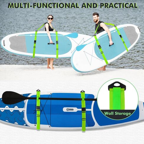 Sanwuta 2 Pack قابلة للتعديل SUP كاياك مجدافس إكسسوارات ركوب الأمواج كتف الكتف الأشرطة للنساء والرجال in Saudi Arabia