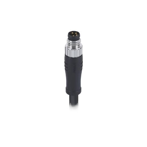 M8 Connector A-Code 4Pin Male Straight Head pre-cast Waterproof and Vibration-Proof Loose Oil-Resistant Cold-Resistant Harsh Environment can be Used in Saudi Arabia