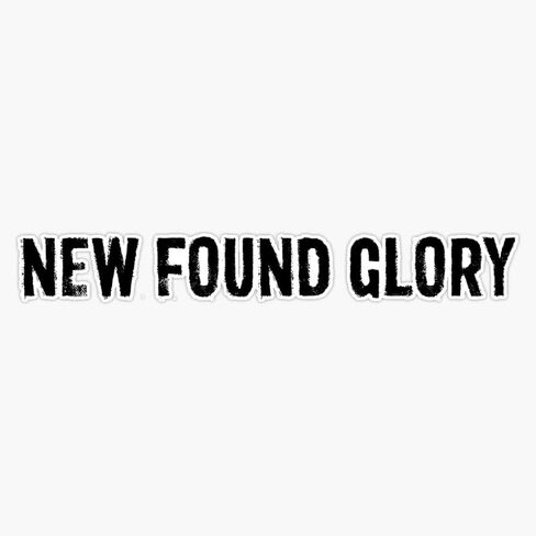 New Found Glory for Quote Book Hipster Sticker Bumper Sticker Vinyl Decal 5" in Saudi Arabia