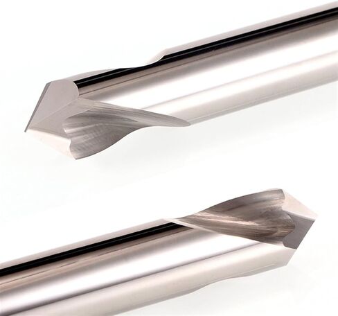 1Pcs 60/90/120 Degree Solid Carbide Countersink Chamfer Drill Bits Center Spotting Location Guide Hole Machine Tools(4x50(120 Degree)) in Saudi Arabia